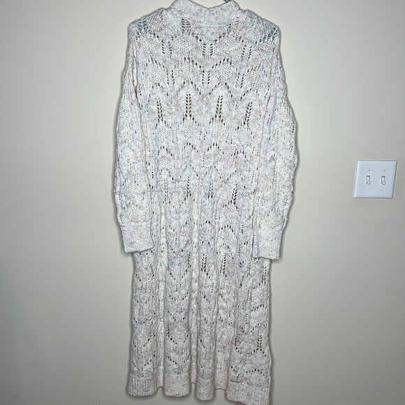 Anthropologie PILCRO Pointelle Duster Cardigan Size S - Picture 5 of 14